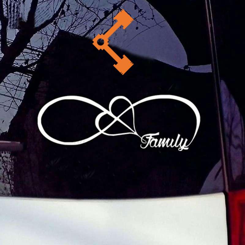 Calcomanía de vinilo con símbolo de Infinity Forever