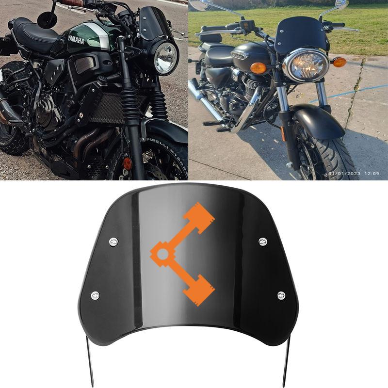 Parabrisas Universal Negro para motocicleta